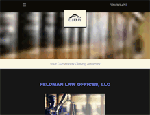 Tablet Screenshot of feldman-law.net